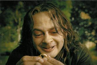 gollum smiling